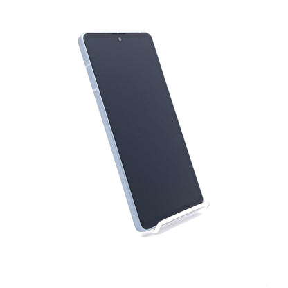 【全額返金保証】【最速発送】SHARP AQUOS sense7 128GB ブルー SIMフリー SH-M24 白ロム 美品 動作確認済