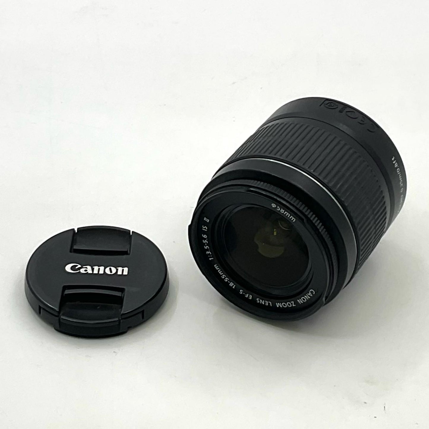 【最速発送】Canon デジタル一眼 EOS Kiss X50 EF-S18-55 IS II レンズキット ブラック【難有】
