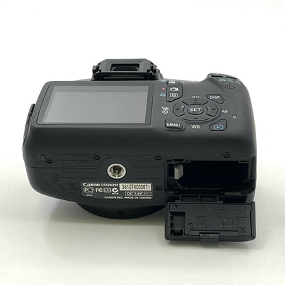 【最速発送】Canon デジタル一眼 EOS Kiss X50 EF-S18-55 IS II レンズキット ブラック【難有】