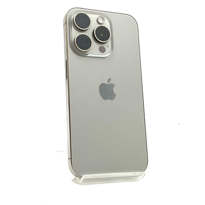 【全額返金保証】【最速発送】Apple iPhone iPhone Pro 15 Pro 256GB ナチュラルチタニウム SIMフリー 白ロム 美品 動作確認済 94%