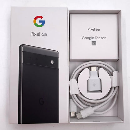 【全額返金保証】【最速発送】Google Pixel 6a 128GB Charcoal SIMフリー GB17L 白ロム 動作確認済