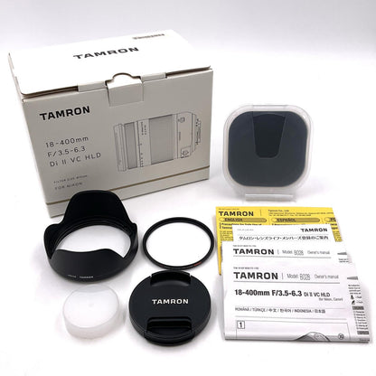 【全額返金保証】【最速発送】TAMRON 18-400mm F3.5-6.3 Di II VC HLD for Nikon 動作確認済