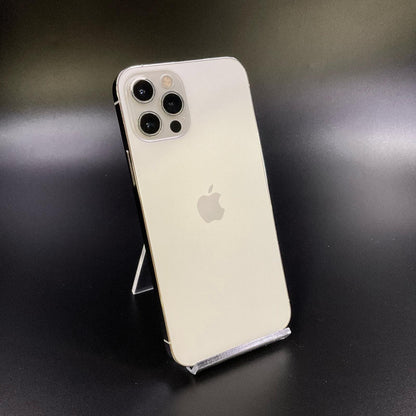 【全額返金保証】【最速発送】Apple iPhone iPhone 12 Pro 128GB シルバー Softbank SIMフリー 白ロム 動作確認済 76%