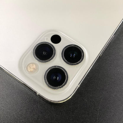 【全額返金保証】【最速発送】Apple iPhone iPhone 12 Pro 128GB シルバー Softbank SIMフリー 白ロム 動作確認済 76%