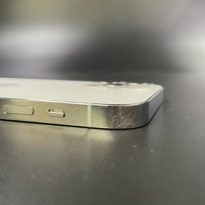 【全額返金保証】【最速発送】Apple iPhone iPhone 12 Pro 128GB シルバー Softbank SIMフリー 白ロム 動作確認済 76%