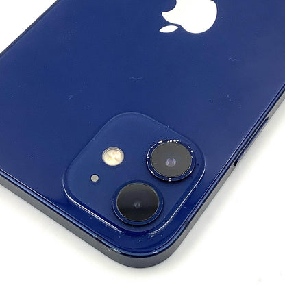【全額返金保証】【最速発送】Apple iPhone iPhone 12 256GB ブルー Softbank SIMフリー 白ロム 動作確認済 84%