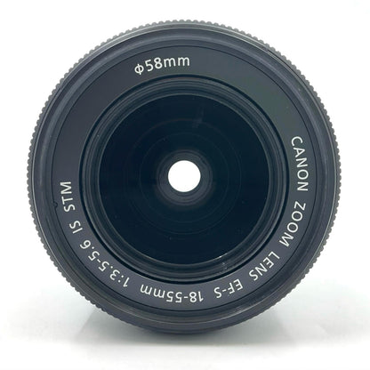 【全額返金保証】【最速発送】Canon EF-S18-55mm F3.5-5.6 IS STM 美品 動作確認済