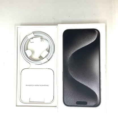 【全額返金保証】【最速発送】Apple iPhone iPhone 15 Pro 128GB ブラックチタニウム SIMフリー 白ロム 動作確認済 87%