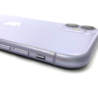 【最速発送】Apple iPhone iPhone 11 64GB パープル docomo 白ロム【難有】 76%