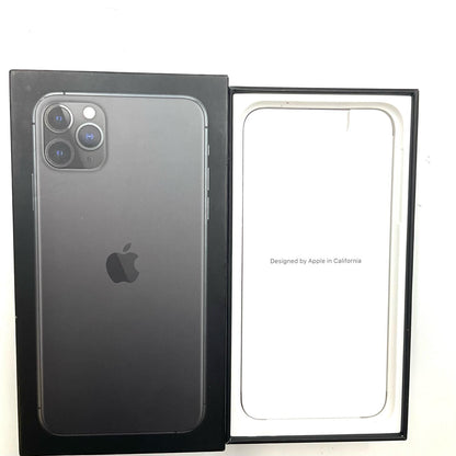 【全額返金保証】【最速発送】Apple iPhone iPhone 11 Pro Max 256GB スペースグレイ Softbank 白ロム 動作確認済 75%
