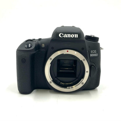 【全額返金保証】【最速発送】Canon デジタル一眼 EOS 8000D ボディ ブラック 美品 動作確認済