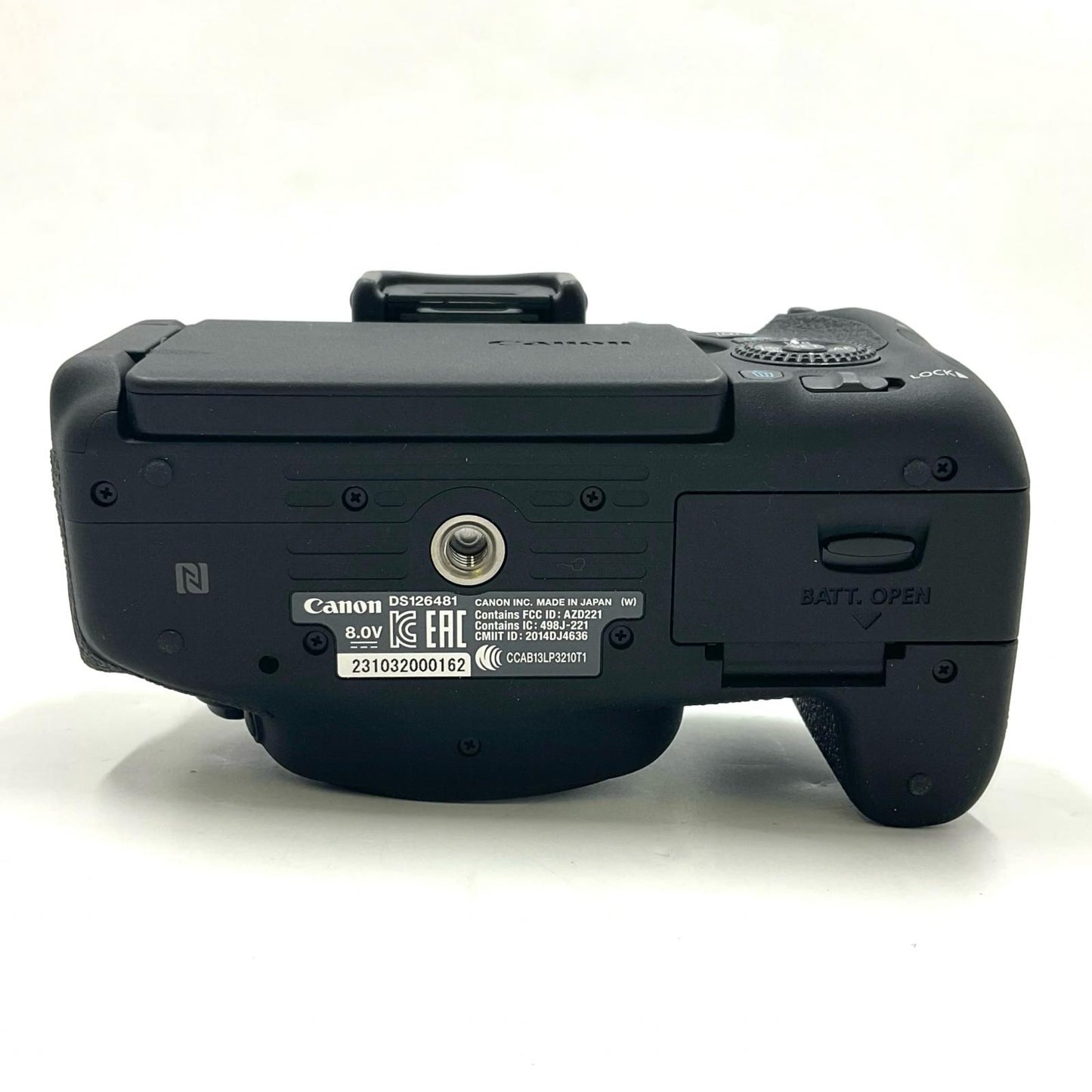 【全額返金保証】【最速発送】Canon デジタル一眼 EOS 8000D ボディ ブラック 美品 動作確認済