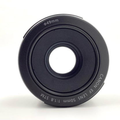 【全額返金保証】【最速発送】Canon EF50mm F1.8 STM 超美品 動作確認済