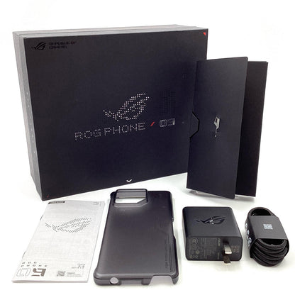 【全額返金保証】【最速発送】ASUS ROG Phone 9 512GB ブラック SIMフリー ASUSAI2501A 白ロム 動作確認済