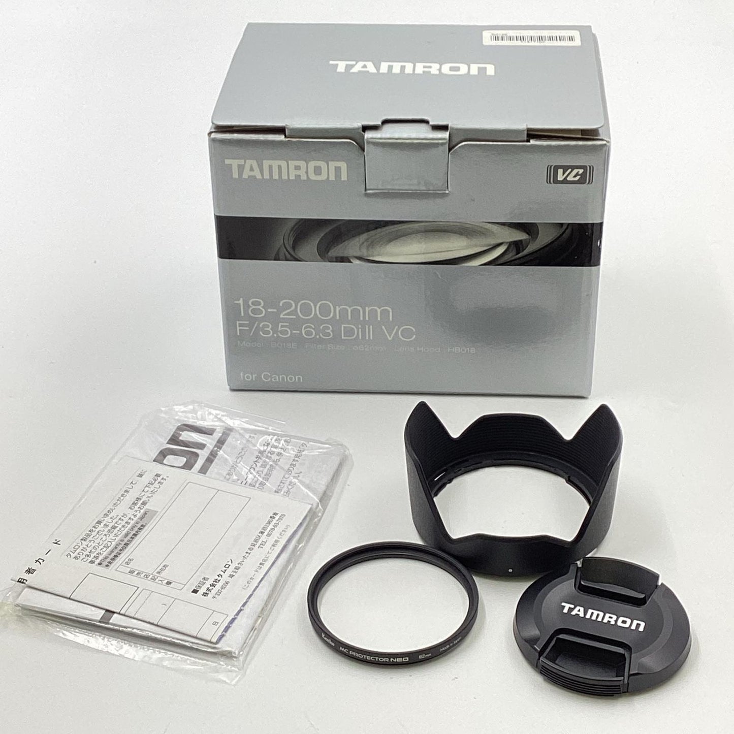 【全額返金保証】【最速発送】TAMRON 18-200mm F/3.5-6.3 Di II VC (Model B018) [キヤノン用] 美品 動作確認済