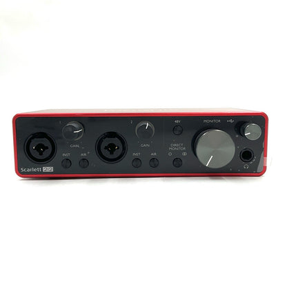 【全額返金保証】【最速発送】Focusrite Scarlett 2i2 P5D6FZC060EC5C 動作確認済