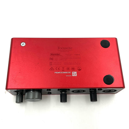 【全額返金保証】【最速発送】Focusrite Scarlett 2i2 P5D6FZC060EC5C 動作確認済