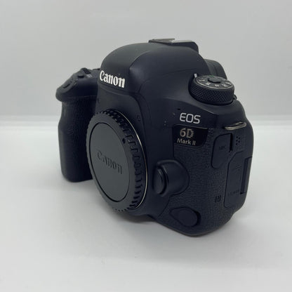 【全額返金保証】【最速発送】Canon デジタル一眼 EOS 6D Mark II ボディ ブラック 美品 動作確認済
