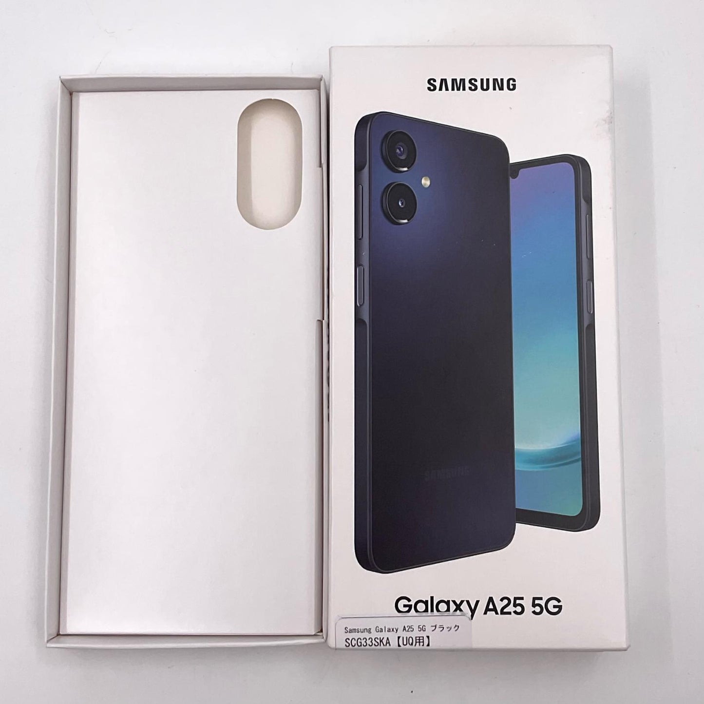 【全額返金保証】【最速発送】SAMSUNG Galaxy A25　5G 64GB ブラック au SIMフリー SCG33 白ロム 超美品 動作確認済