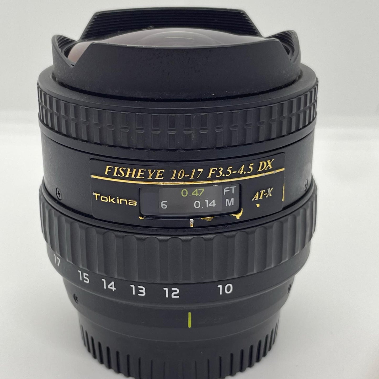 【全額返金保証】【最速発送】Tokina AT-X 107 DX Fish Eye 10-17mm F3.5-4.5 (ﾆｺﾝ用) 動作確認済