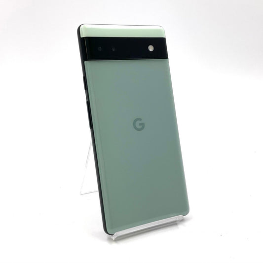 【全額返金保証】【最速発送】Google Pixel 6a 128GB Sage Softbank GB17L 白ロム 動作確認済