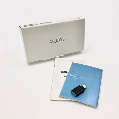 【全額返金保証】【最速発送】SHARP AQUOS wish2 オリーブグリーン Softbank A204SH 白ロム 動作確認済