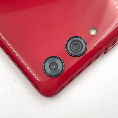 【全額返金保証】【最速発送】楽天モバイル Rakuten Hand 5G 128GB クリムゾンレッド P780 白ロム 美品 動作確認済