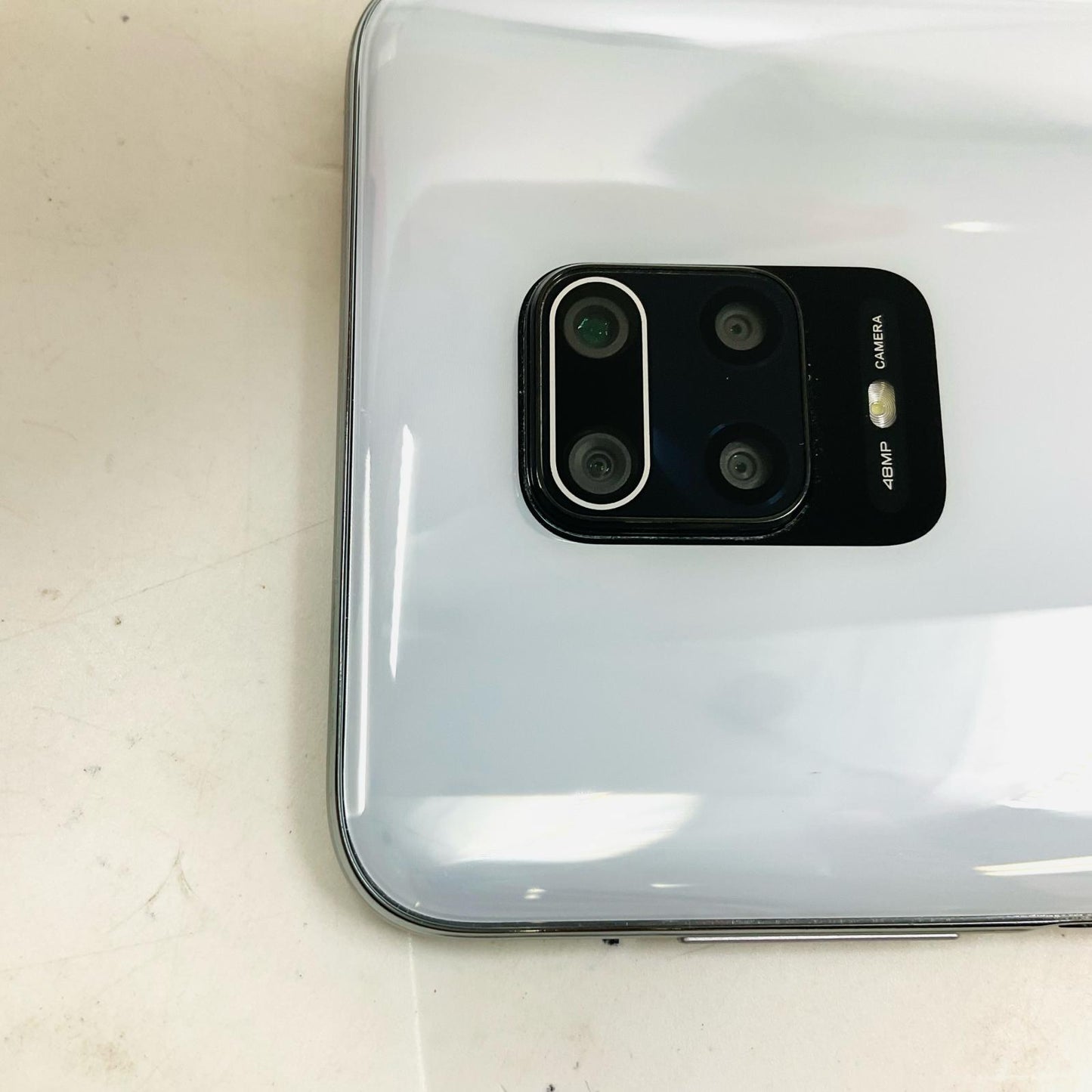 【最速発送】Xiaomi Redmi Note 9S 64GB グレイシャーホワイト SIMフリー M2003J6A1R 白ロム【難有】