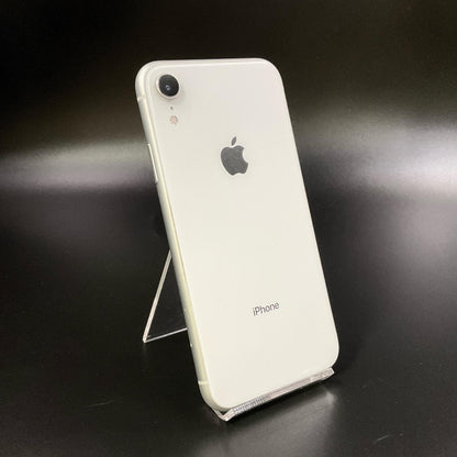 【全額返金保証】【最速発送】Apple iPhone iPhone XR 128GB ホワイト UQmobile 白ロム 動作確認済 79%