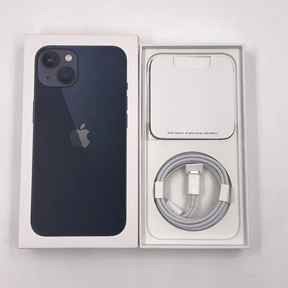 【全額返金保証】【最速発送】Apple iPhone iPhone 13 128GB ミッドナイト docomo 白ロム 動作確認済 79%