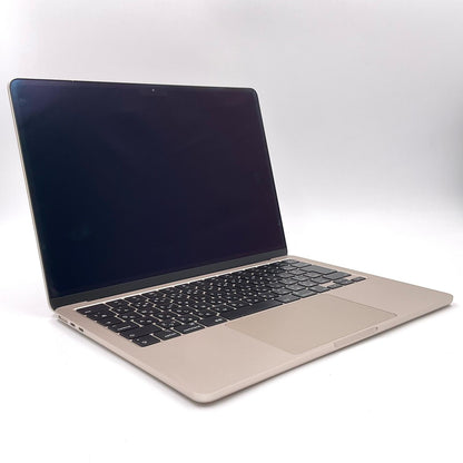 【全額返金保証】【最速発送】Apple MacBook Air 13インチ 2022 Apple M2 8GB SSD 256GB スターライト 100% 動作確認済