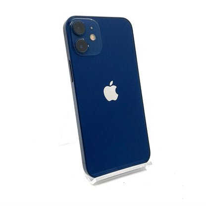 【最速発送】Apple iPhone iPhone 12 mini 128GB ブルー docomo 白ロム【難有】 73%