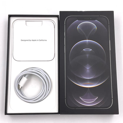 【全額返金保証】【最速発送】Apple iPhone iPhone 12 Pro Max 256GB グラファイト au 白ロム 動作確認済 77%