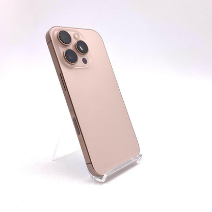 【全額返金保証】【最速発送】Apple iPhone iPhone 16 Pro 128GB デザートチタニウム SIMフリー 白ロム 超美品 動作確認済 100%
