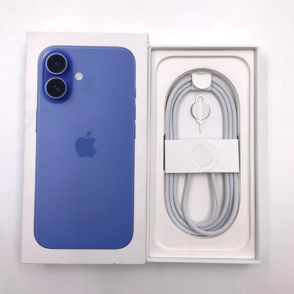 【全額返金保証】【最速発送】Apple iPhone iPhone 16 256GB ウルトラマリン SIMフリー 白ロム 超美品 動作確認済 100%