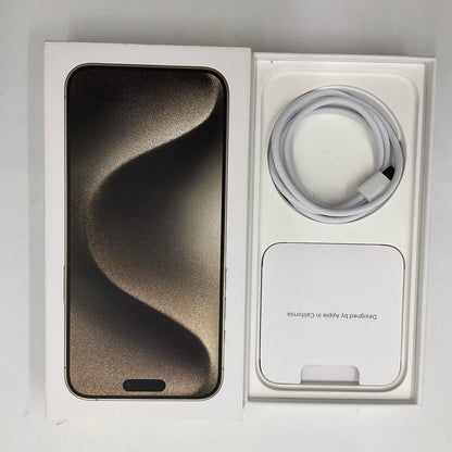 【全額返金保証】【最速発送】Apple iPhone iPhone 15 Pro Max 256GB ナチュラルチタニウム SIMフリー 動作確認済 84%