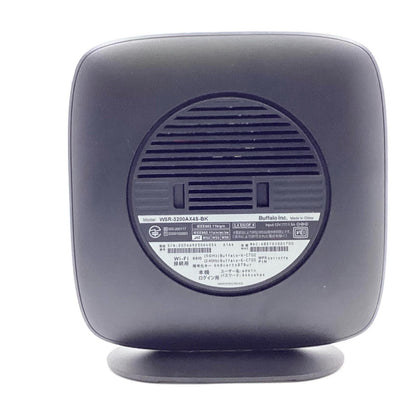 【全額返金保証】【最速発送】BUFFALO 無線LAN WSR-3200AX4S-BK 超美品 動作確認済