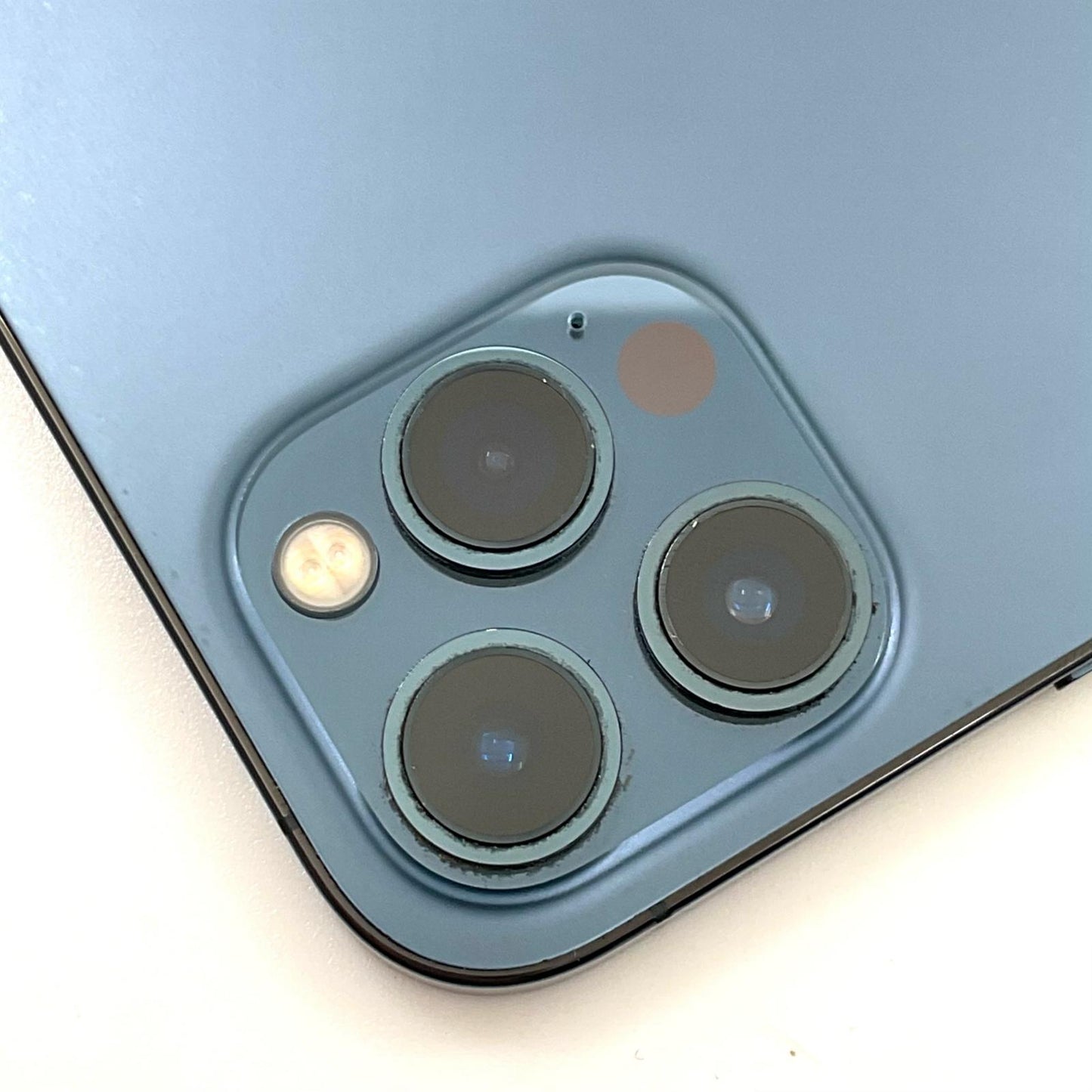 【全額返金保証】【最速発送】Apple iPhone iPhone 12 Pro Max 256GB パシフィックブルー Softbank SIMフリー 白ロム 動作確認済 78%