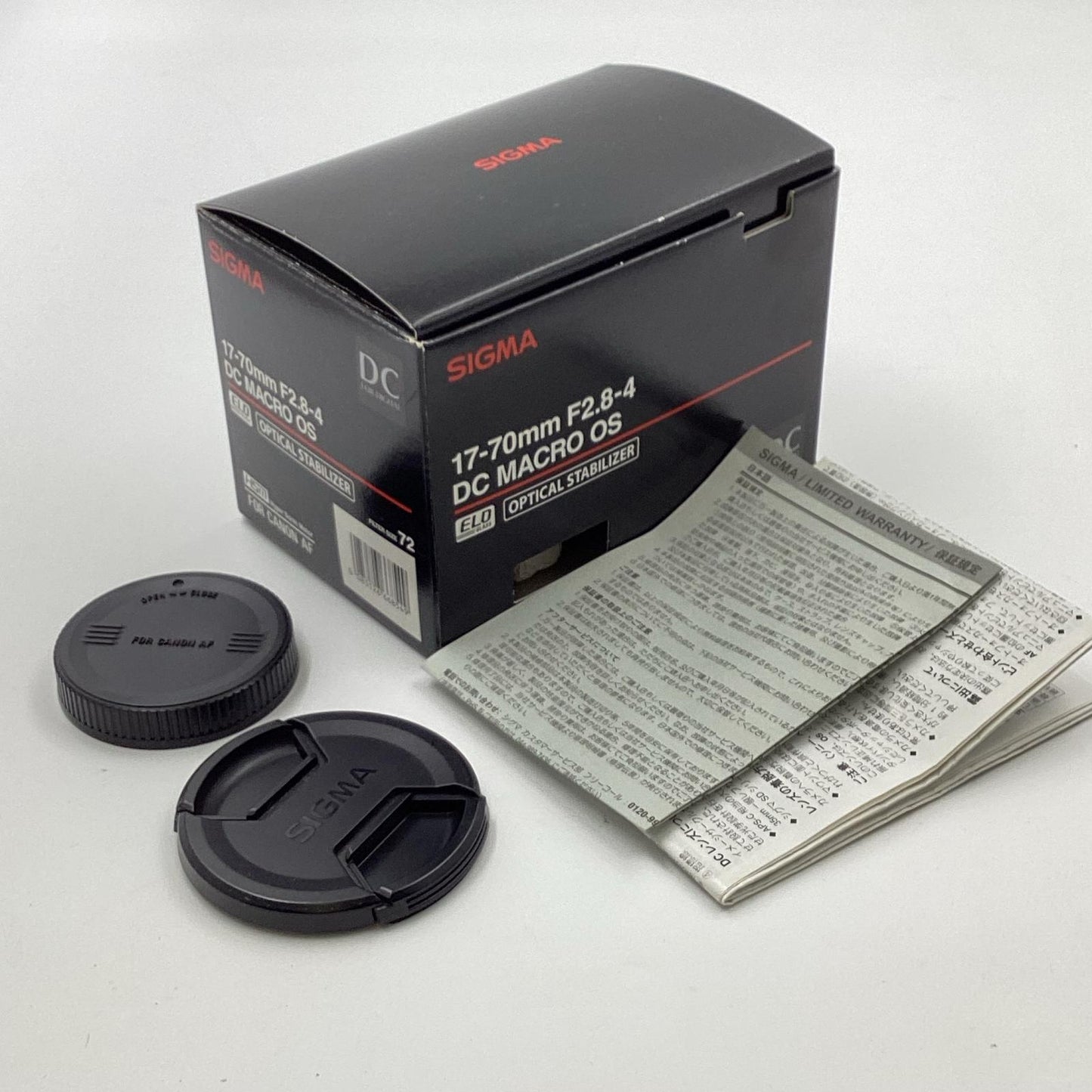 【全額返金保証】【最速発送】SIGMA 17-70mm F2.8-4 DC MACRO OS HSM [キヤノン用] 動作確認済