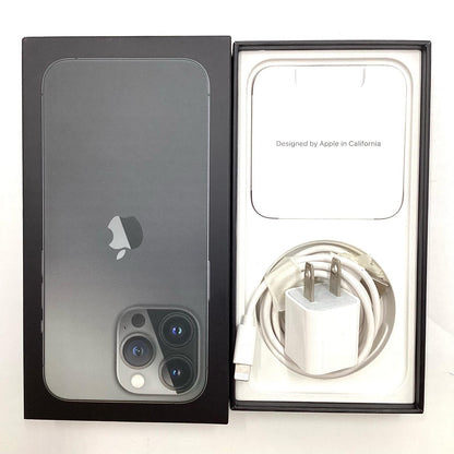 【全額返金保証】【最速発送】Apple iPhone iPhone 13 Pro 256GB グラファイト Softbank 動作確認済 79%