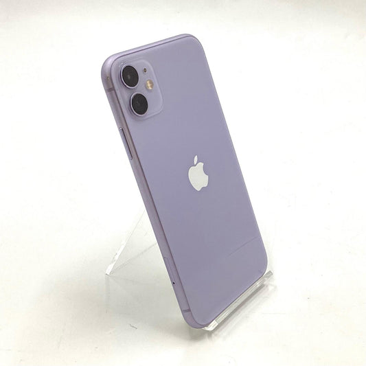 【全額返金保証】【最速発送】Apple iPhone iPhone 11 64GB パープル au SIMフリー 白ロム 動作確認済 76%