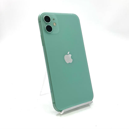 【全額返金保証】【最速発送】Apple iPhone iPhone 11 128GB グリーン docomo SIMフリー 白ロム 動作確認済 80%