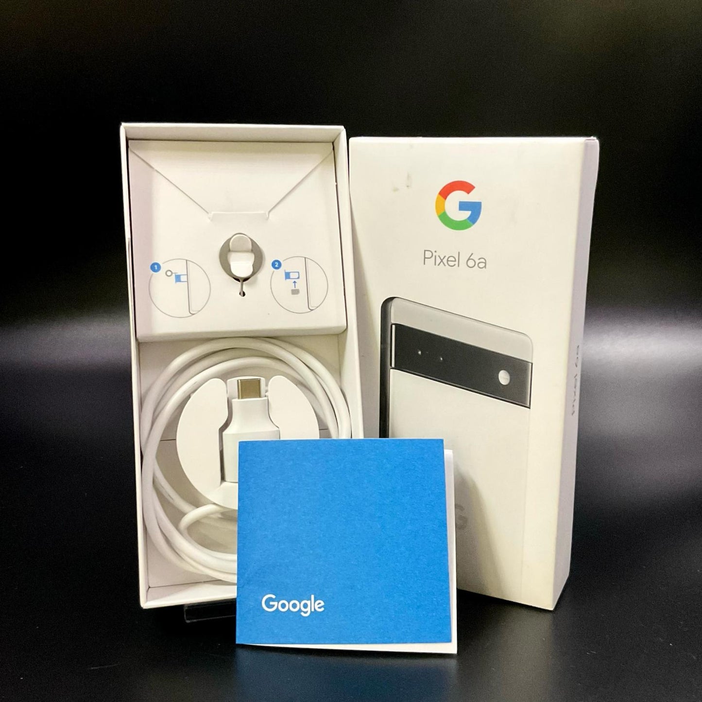 【全額返金保証】【最速発送】Google Pixel 6a 128GB チョーク au SIMフリー GB17L 白ロム 動作確認済