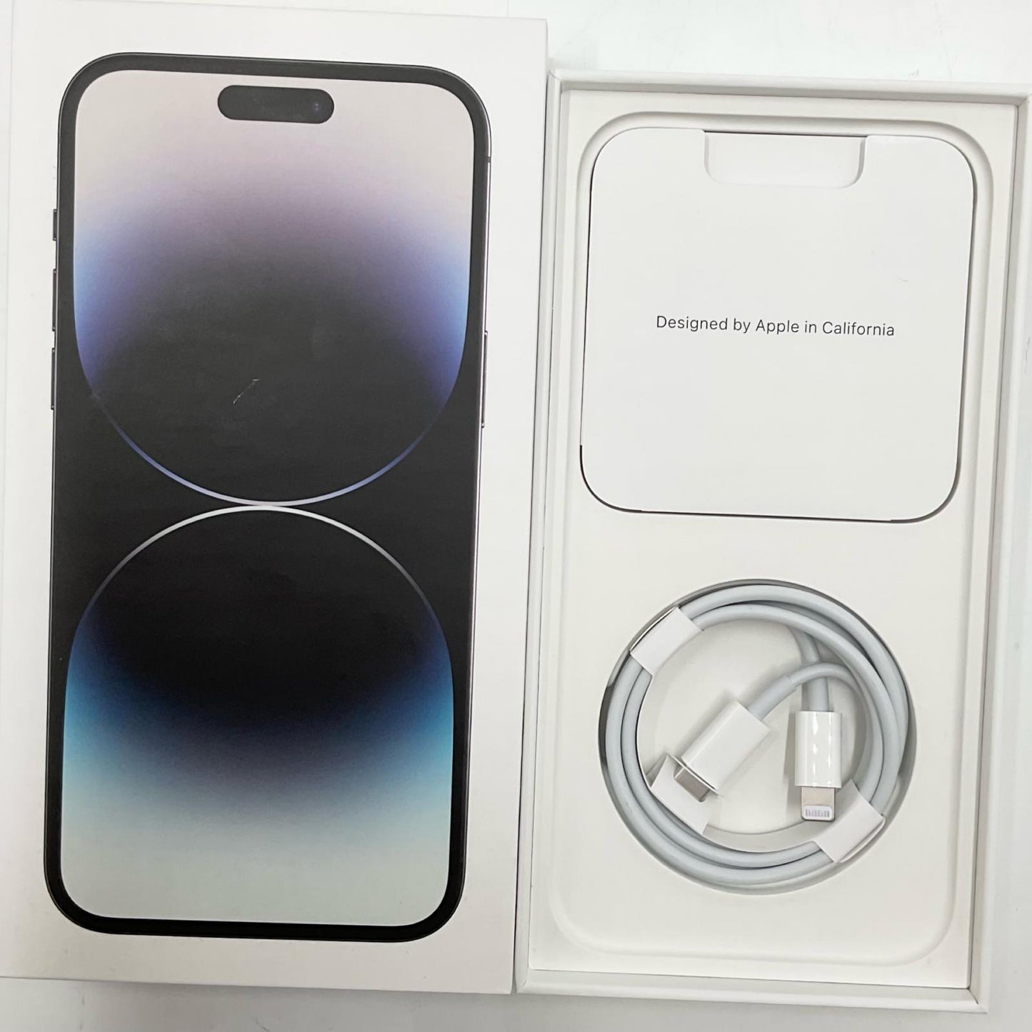 【全額返金保証】【最速発送】Apple iPhone iPhone 14 Pro Max 128GB スペースブラック au 動作確認済 80%