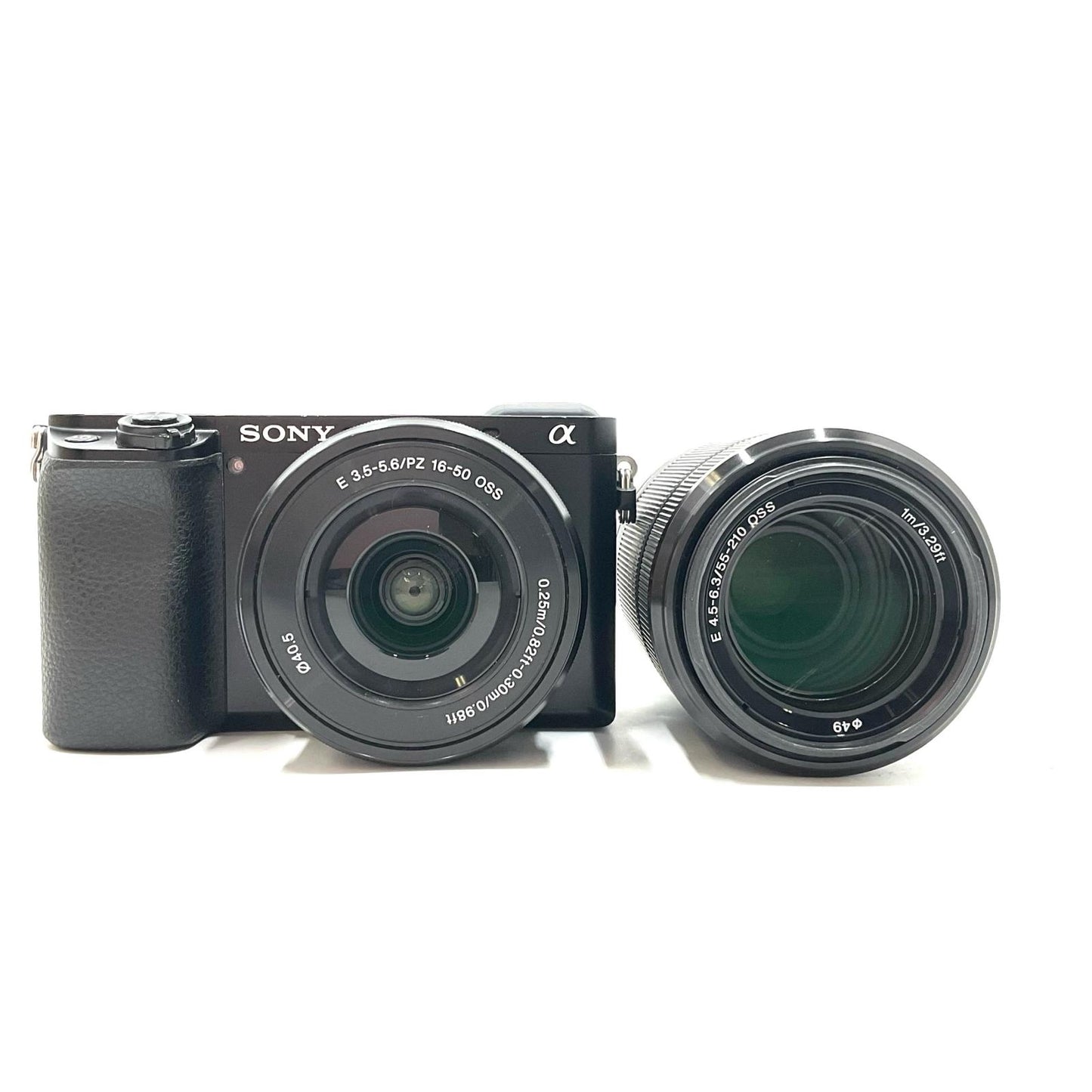 【全額返金保証】【最速発送】Sony デジタル一眼 α6100 ILCE-6100Y ダブルズームレンズキット ブラック 動作確認済