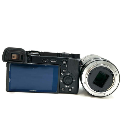 【全額返金保証】【最速発送】Sony デジタル一眼 α6100 ILCE-6100Y ダブルズームレンズキット ブラック 動作確認済