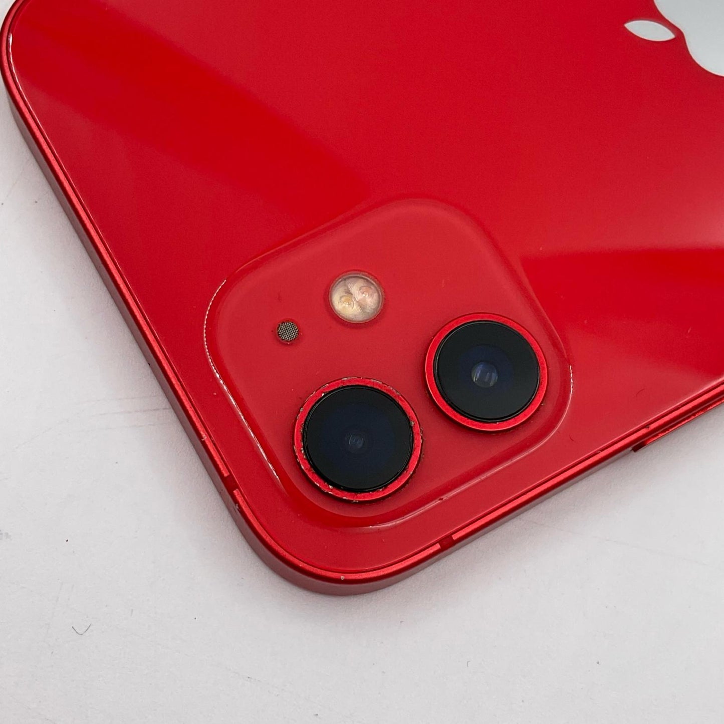 【全額返金保証】【最速発送】Apple iPhone iPhone 12 128GB レッド au SIMフリー 白ロム 動作確認済 78%