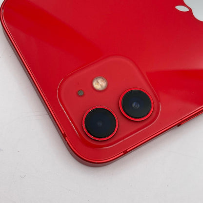 【全額返金保証】【最速発送】Apple iPhone iPhone 12 128GB レッド au SIMフリー 白ロム 動作確認済 78%