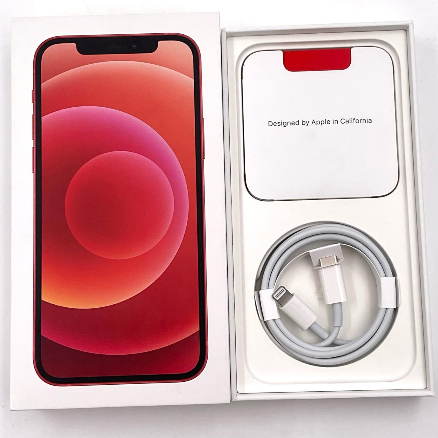 【全額返金保証】【最速発送】Apple iPhone iPhone 12 128GB レッド au SIMフリー 白ロム 動作確認済 78%