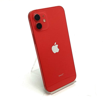 【全額返金保証】【最速発送】Apple iPhone iPhone 12 64GB (PRODUCT)RED docomo SIMフリー 白ロム 動作確認済 76%